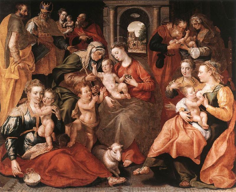 VOS, Marten de The Family of St Anne aer Germany oil painting art